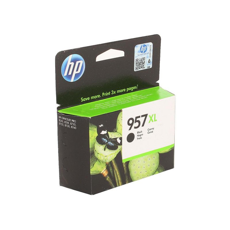 Картридж струйный HP 957XL L0R40AE чер. пов. емк. для OJ Pro 8210/8... 