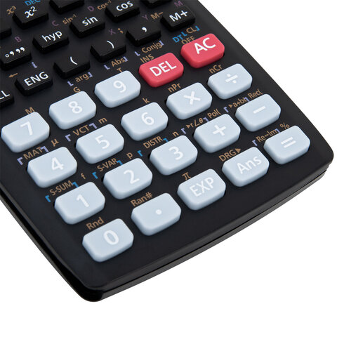 Калькулятор инженерный CROMEX (КРОМЕКС) CX-401BK (155×80 мм), 401 функция, 10+2 разрядов, черный, 273833