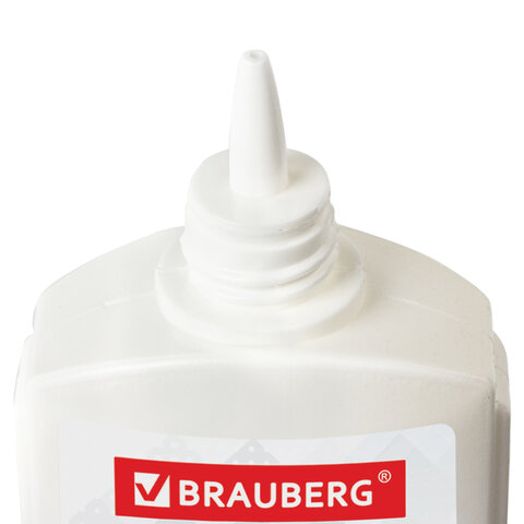 Клей ПВА BRAUBERG (бумага, картон, дерево), 125 г