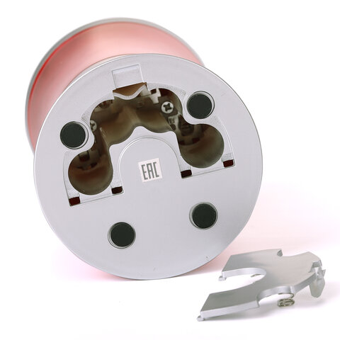 Точилка электрическая BRAUBERG, питание от USB/4 батареек АА, красная