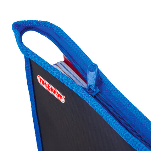 Папка для тетрадей ПИФАГОР А4, 1 отделение, картон, молния сверху, «NEON», 229097