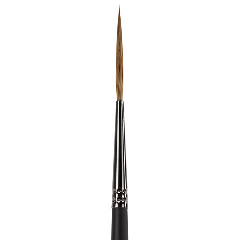 Кисть художественная проф. BRAUBERG ART CLASSIC, колонок, лайнер, № 1, короткая ручка