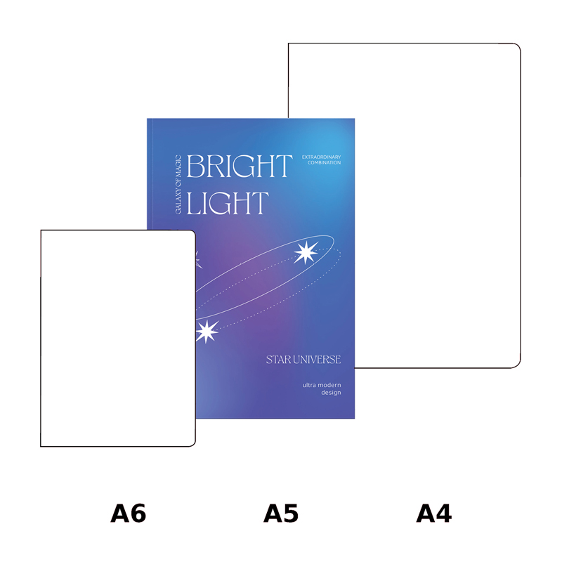 Ежедневник недатированный А5, 136л., ЛАЙТ BG «Bright light», матовая ламинация