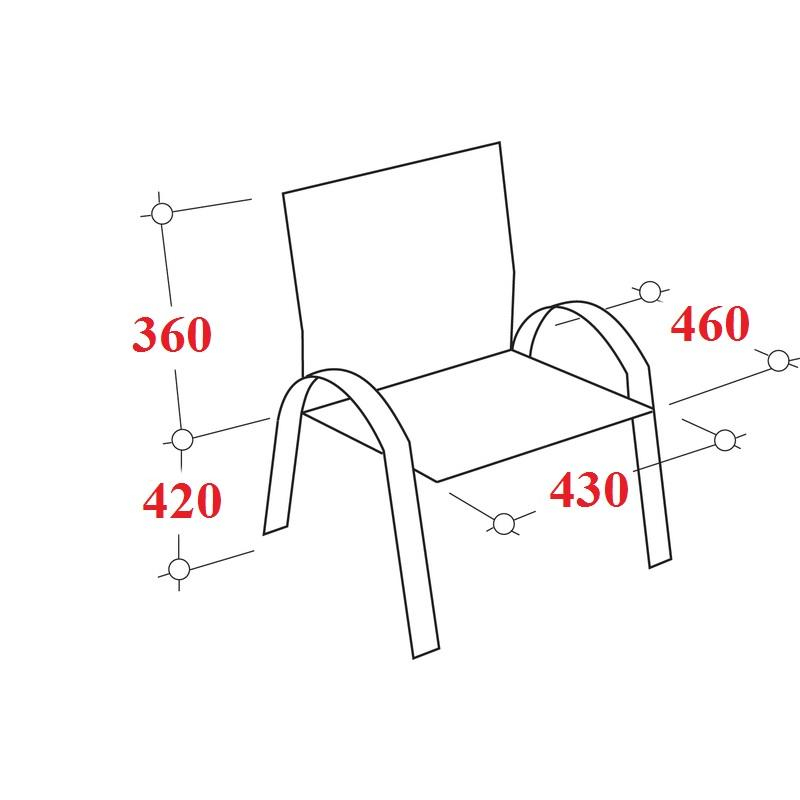 Стул Echair-802 VP для посетителей (кожзам. черный, без подлокотников, хром)