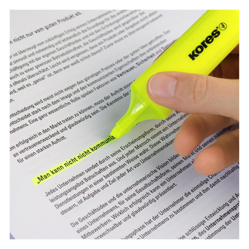 Текстовыделители Kores 0,5-5 мм., 2 шт./уп.