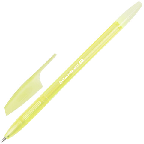 Ручки шариковые BRAUBERG «X-333 PASTEL», НАБОР 8 ШТУК, СИНИЕ, узел 0.7 мм, линия письма 0.35 мм