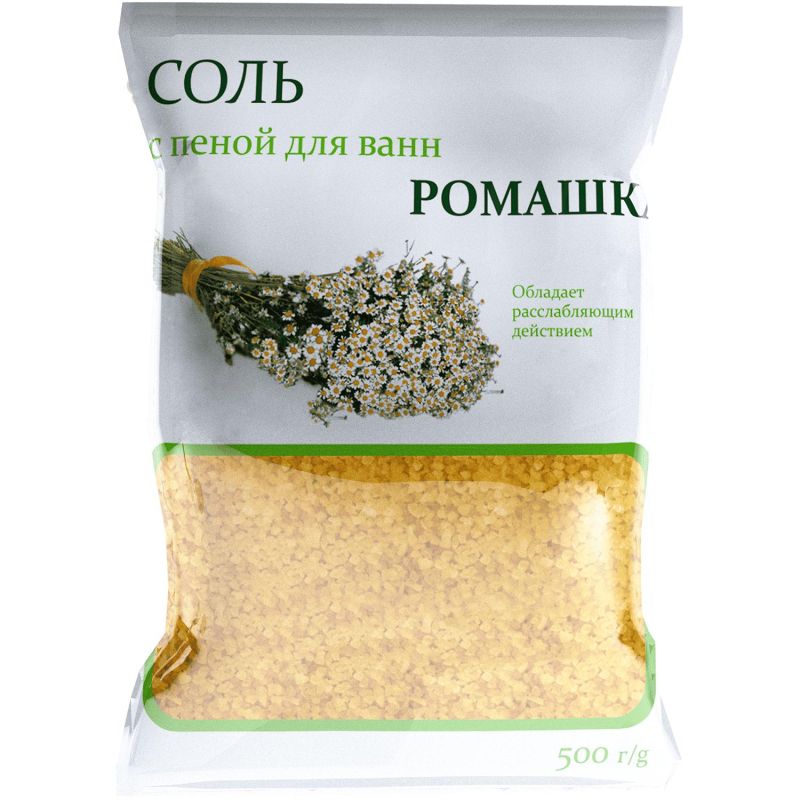 превью Соль Dream Nature с пеной для ванн Ромашка 500 г