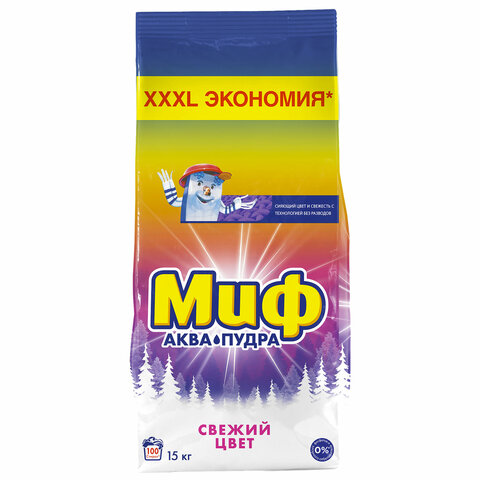 превью Стиральный порошок-автомат 15 кг, МИФ, 100 стирок