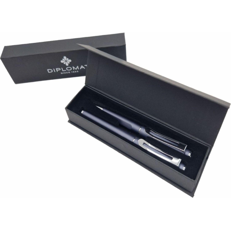 Набор пишущих принадл. Diplomat Me pen (grey) шарик. и пер. ручки, D41202060