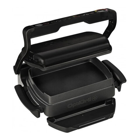 Электрогриль TEFAL GC714834, 2000 Вт, съемные панели, регулировка температуры, черный