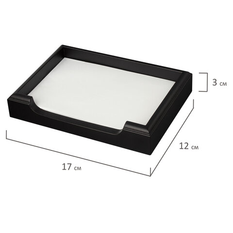 Набор настольный BESTAR «Ares» из дерева, 7 предметов, цвет «черное дерево»