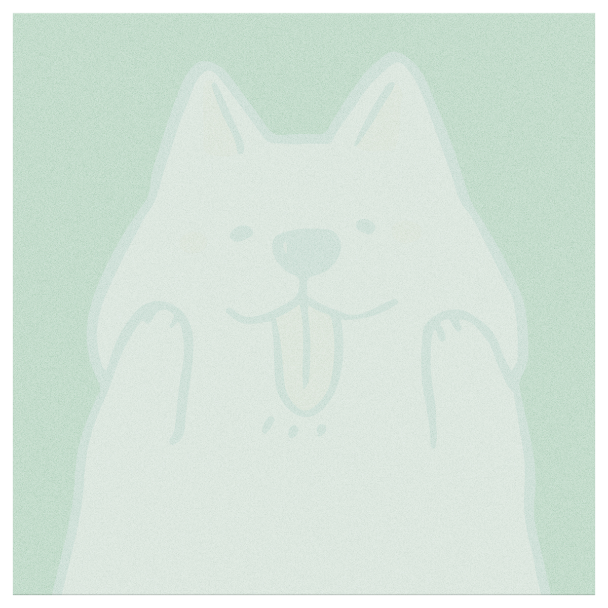Блок для записей MESHU «Puppy», 8.5×8.5см, 100л., на склейке