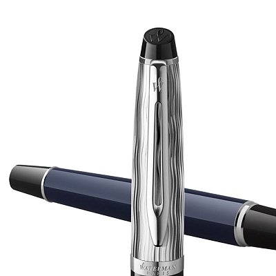 Ручка перьевая Waterman «Expert SE Deluxe Blue CT» синяя, 0.8мм, подарочная упаковка