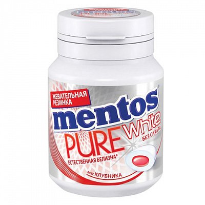 Жевательная резинка Mentos Pure Fresh Клубника 54 г