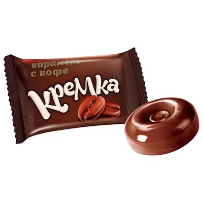 Карамель леденцовая КРЕМКА со вкусом кофе, 500 г