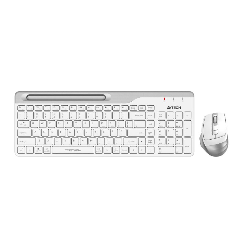 превью Набор клавиатура+мышь A4Tech Fstyler (FB2535C ICY WHITE) клав, мышь:бел/сер