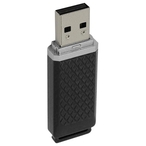 Флэш-диск 32 GB, SMARTBUY Quartz, USB 2.0, черный