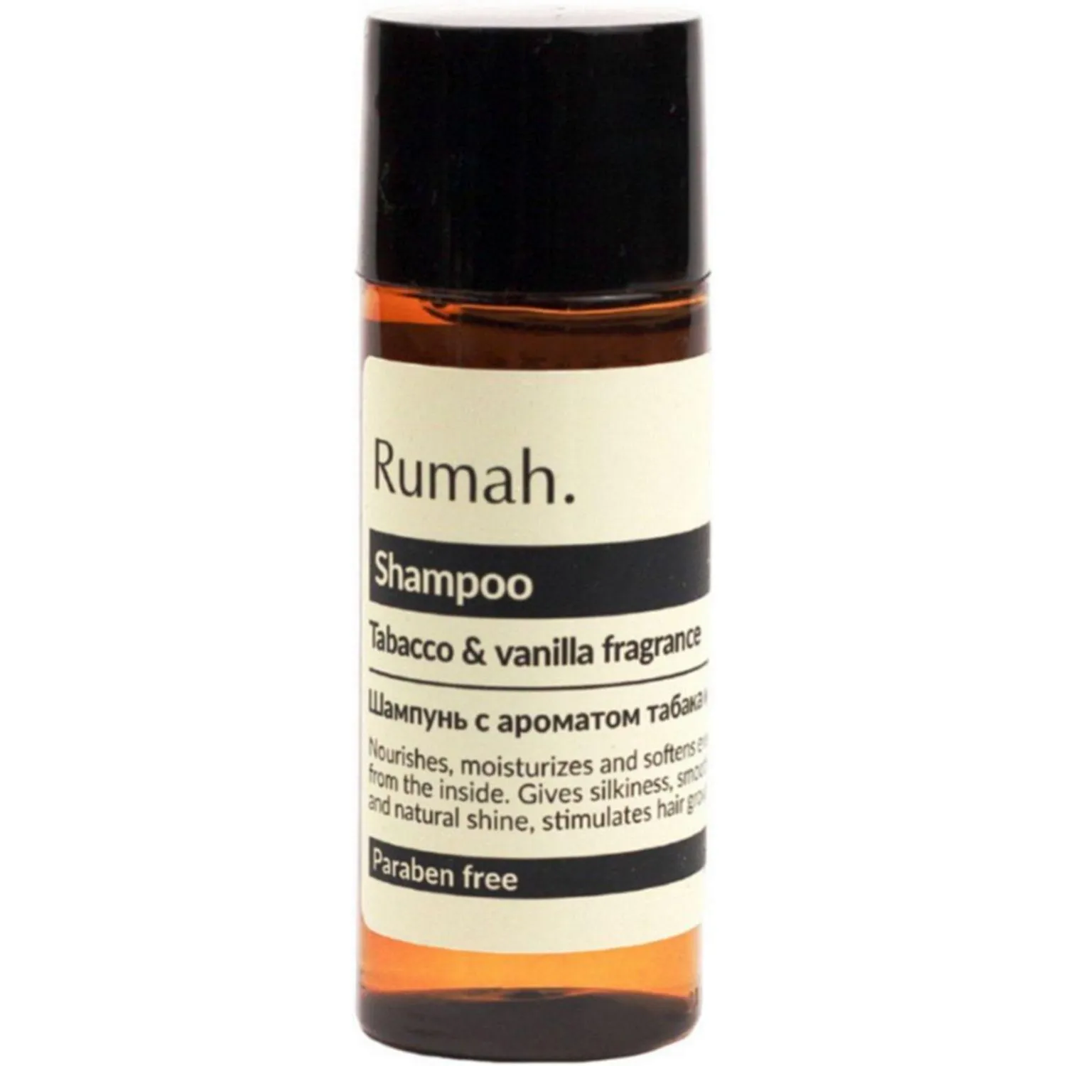 Шампунь Rumah Tabacco & vanilla fragrance 30 мл флакон (300 штук в упаковке)