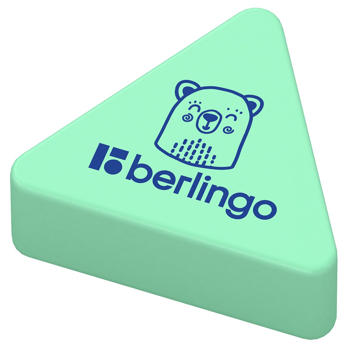 Ластик Berlingo «Zoo», треугольный, термопластичная резина, 28×24×10мм
