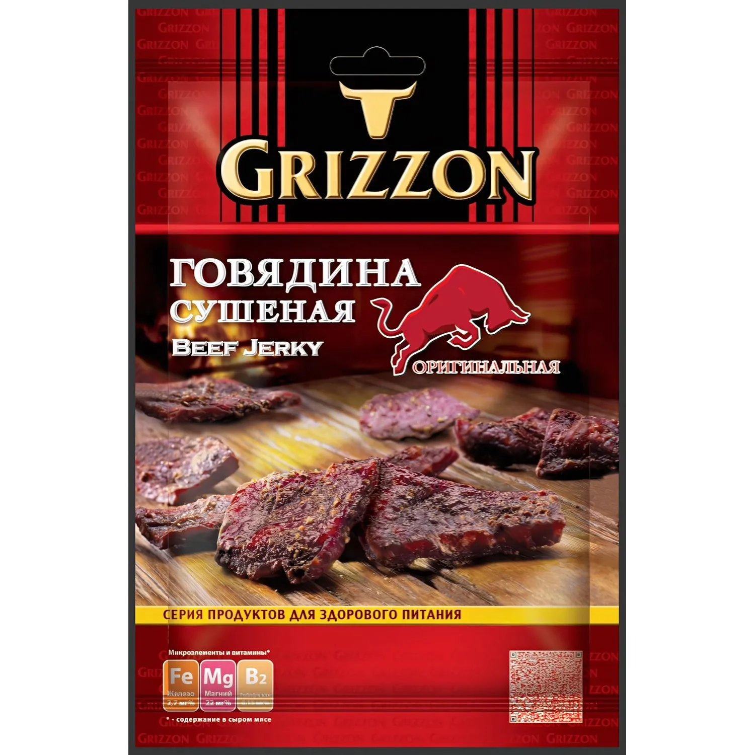 превью Снеки Grizzon Говядина сушеная 36 г