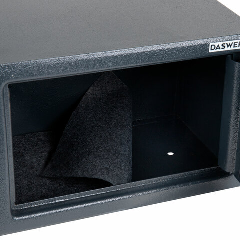 Сейф мебельный DASWERK SC-200EL (200×310х200 мм), электронный замок, графит