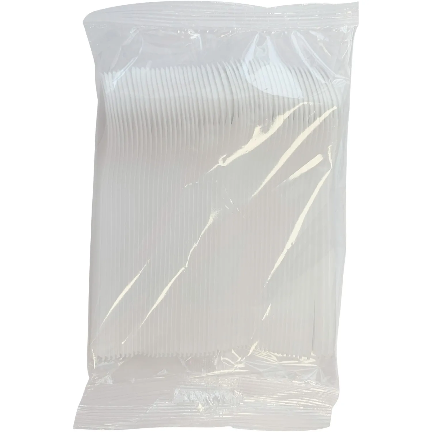 Ложка одноразовая чайная белая ПП 120 мм 50шт/уп