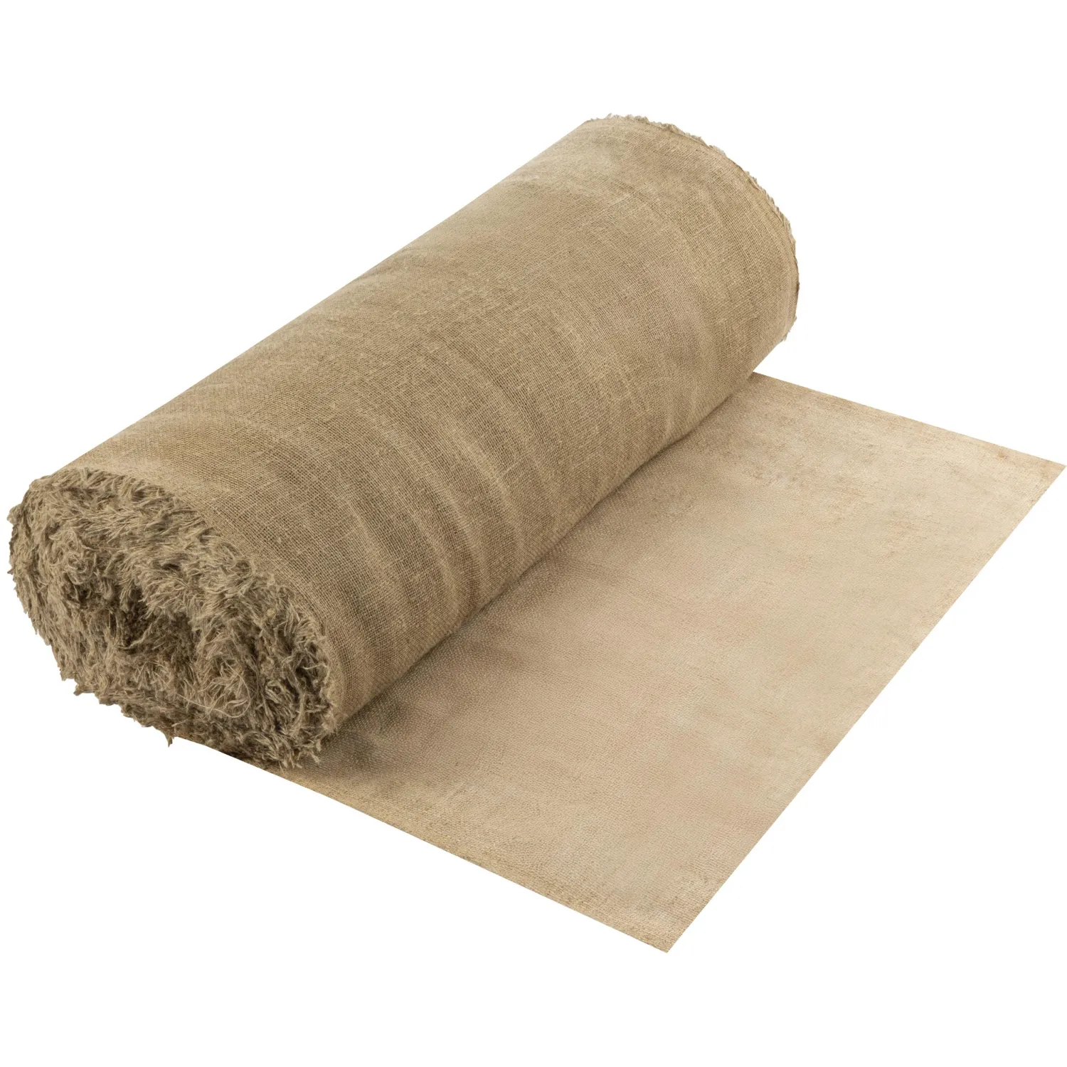 Полотно техническое мешковина (джут/лён) 110 см x 100 м 230-250 г/кв.м