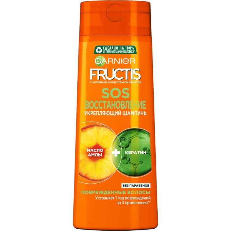 превью Шампунь для волос Garnier ФРУКТИС SOS ВОССТ-ИЕ 400мл C4634125