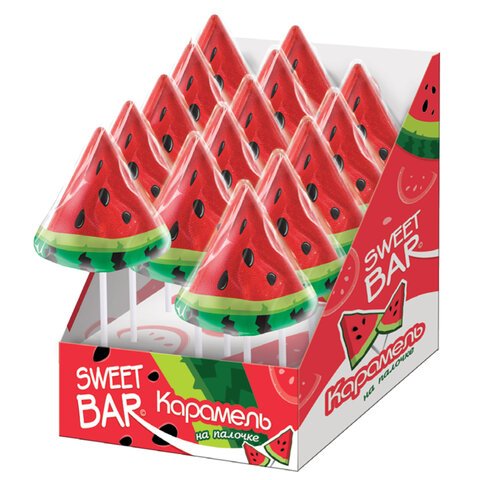 Карамель на палочке SWEET BAR «Арбуз», 40 г арт. 1115779 - купить в ...