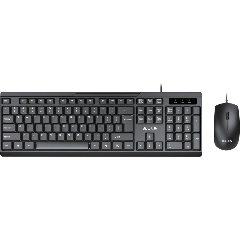 Набор клавиатура+Мышь компьютерная AULA AC101 (DPI1200) USB