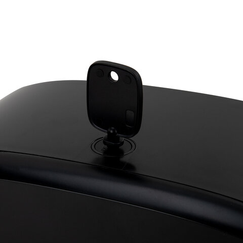 Диспенсер для туалетной бумаги LAIMA PROFESSIONAL PREMIUM BLACK (Система T2), малый, черный, ABS-пластик