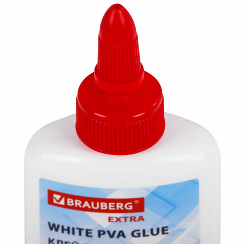 Клей ПВА, усиленный, BRAUBERG Extra (бумага, фотографии, картон, дерево), 45 г
