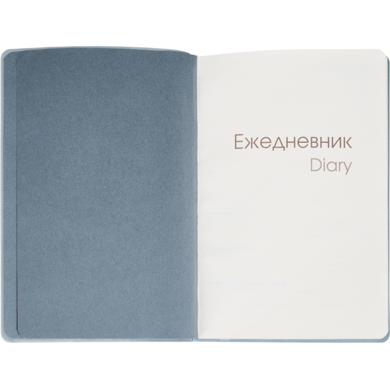 Ежедневник недатированный А5 136л SOFT TOUCH интеграл. серый ЕКСТ52513601