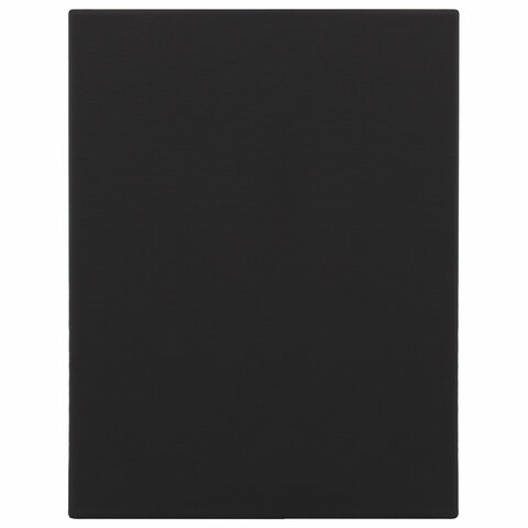 Холст на подрамнике черный BRAUBERG ART CLASSIC, 50×60см, 380 г/м, хлопок, мелкое зерно