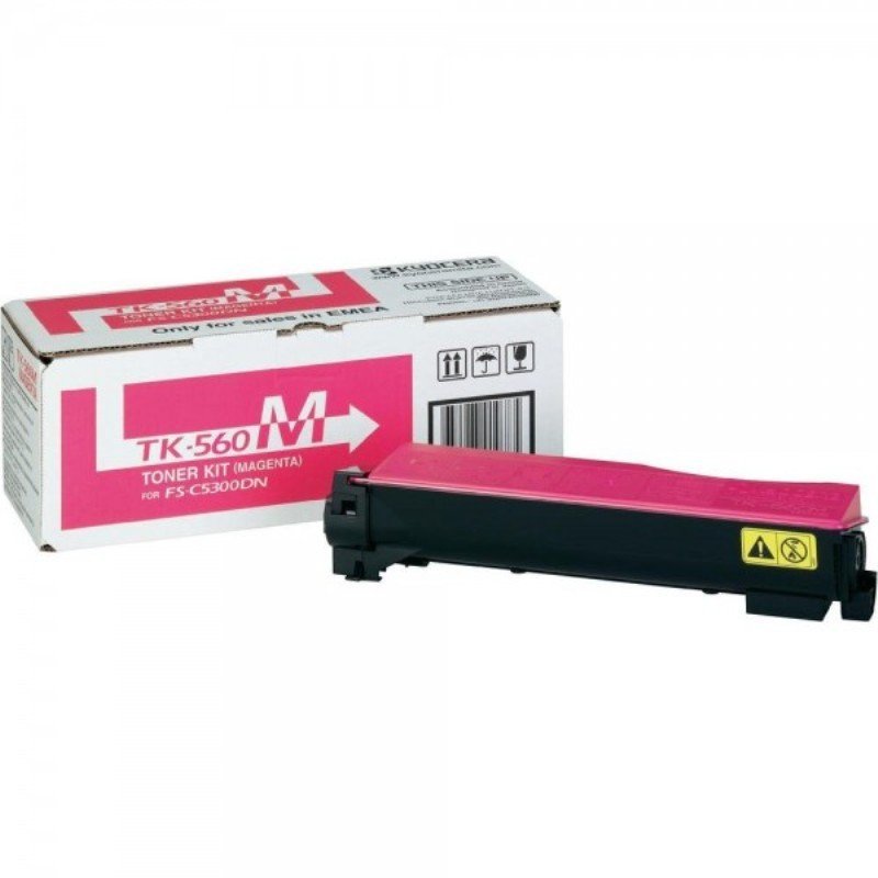 превью Тонер-картридж KYOCERA (TK-560M) FS-C5300DN/5350DN, пурпурный, оригинальный, ресурс 10000 страниц