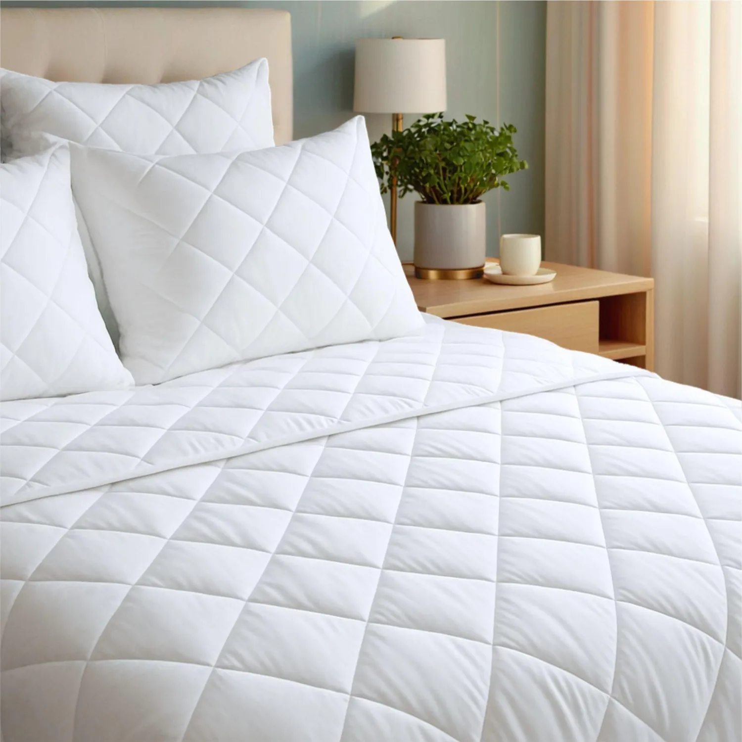 Одеяло стеганое, окантованное, всесезонное,172×205.300 г/кв м, СХМ-18-3