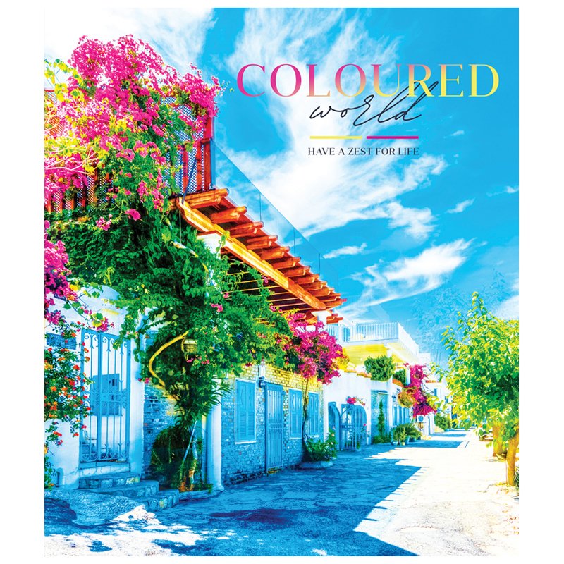 Тетрадь 80л., А5, линия ArtSpace «Путешествия. Coloured world»