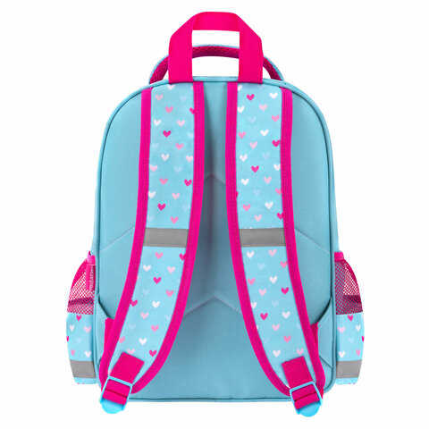 Рюкзак ПИФАГОР SCHOOL, 1 отделение, 3 кармана, «Pretty bunny», 38×28×14 см