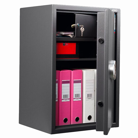 Сейф AIKO «TSN-65ТEL», 650×435×381 мм, 28 кг, электронный замок, полка, трейзер