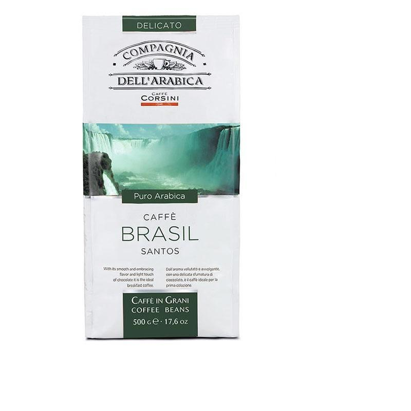 Кофе COMPAGNIA DELL`ARABICA Puro Arabica Brasil Santos в зернах,... 