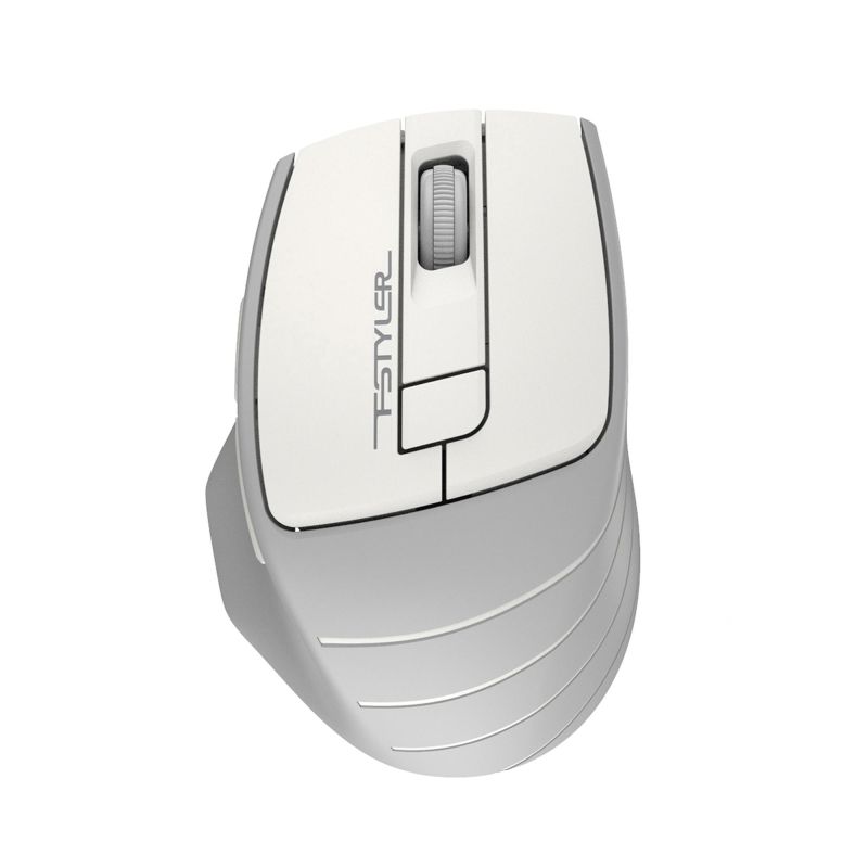 Мышь компьютерная A4Tech Fstyler (FG30S WHITE)бел/сер/2000dpi/беспровод/6кн