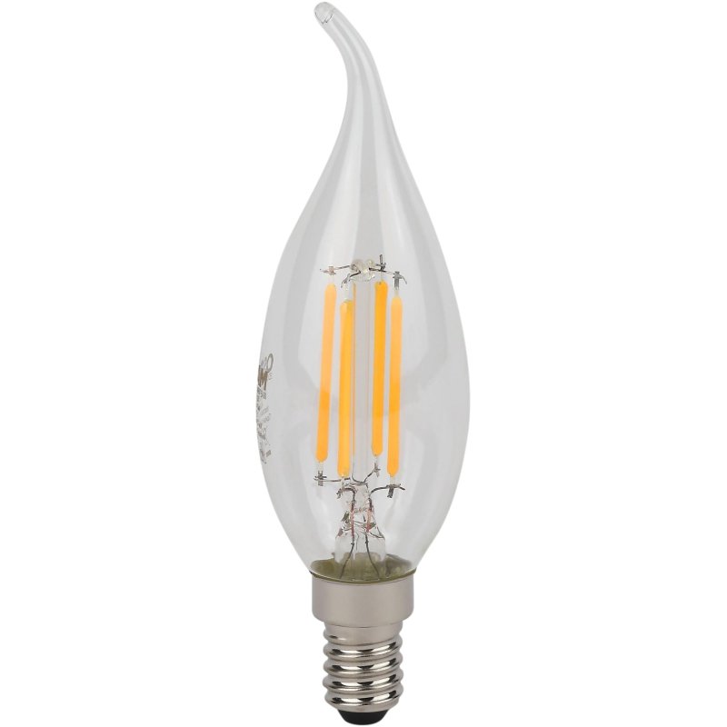 Лампа светодиодная OSRAM LSCLBA75 6W/827 230VFILCL E14 FS1