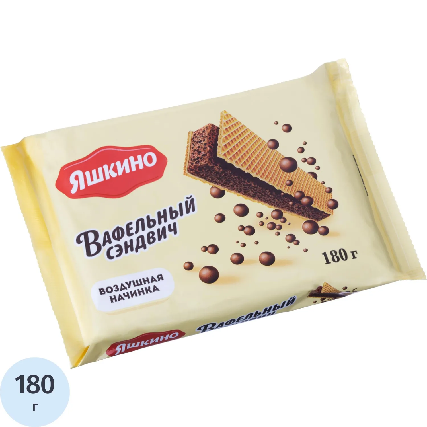 превью Вафли Яшкино Шоколайт 180 г