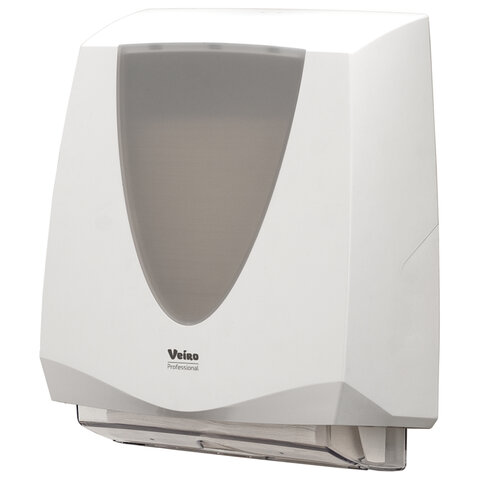 Диспенсер для листовых полотенец V/Z/W-сложения Veiro Professional Prima пластиковый белый