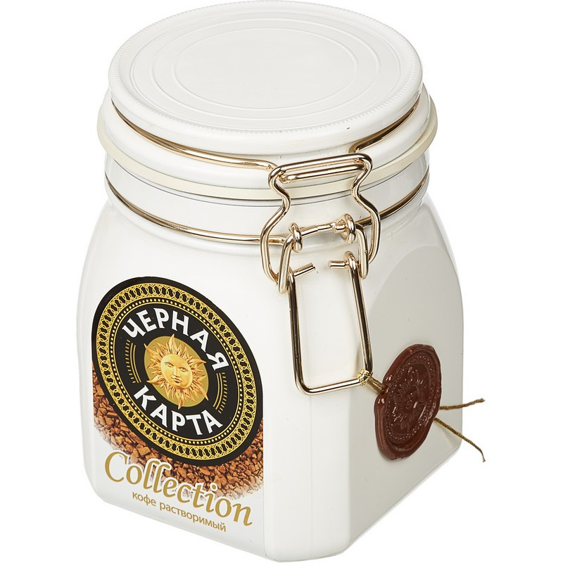Кофе растворимый Черная Карта Collection 200 г (стекло)