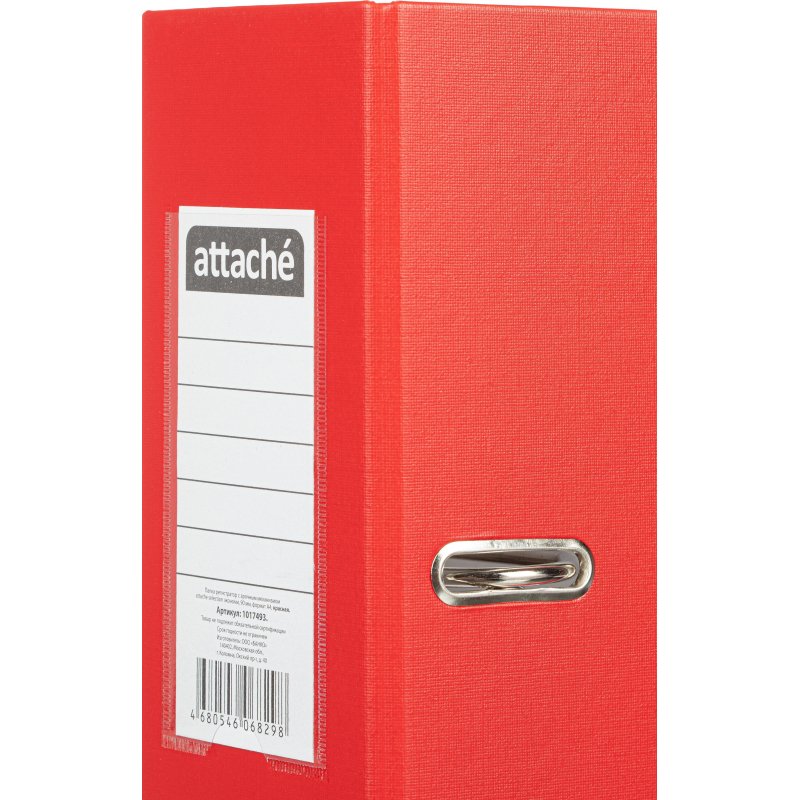Папка-регистратор Attache Selection Экономи 90 мм красная