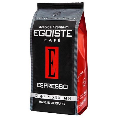 Кофе EGOISTE Espresso молотый, 250г (Германия)