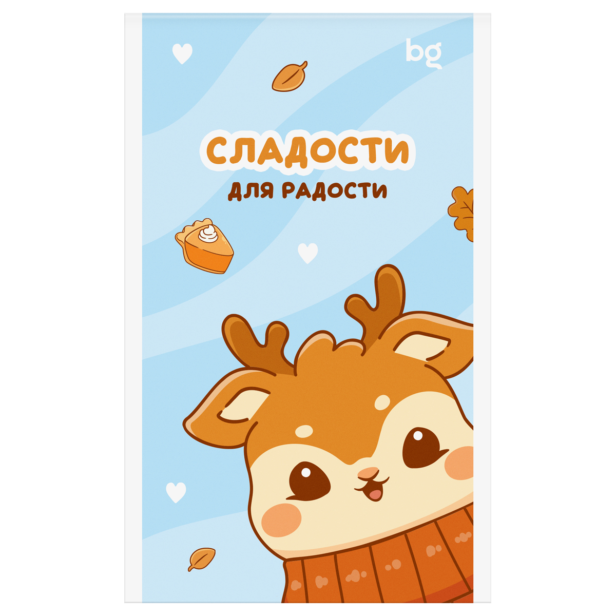 Блокнот А6 32л., на скрепке BG «Сладкие булочки», блестки
