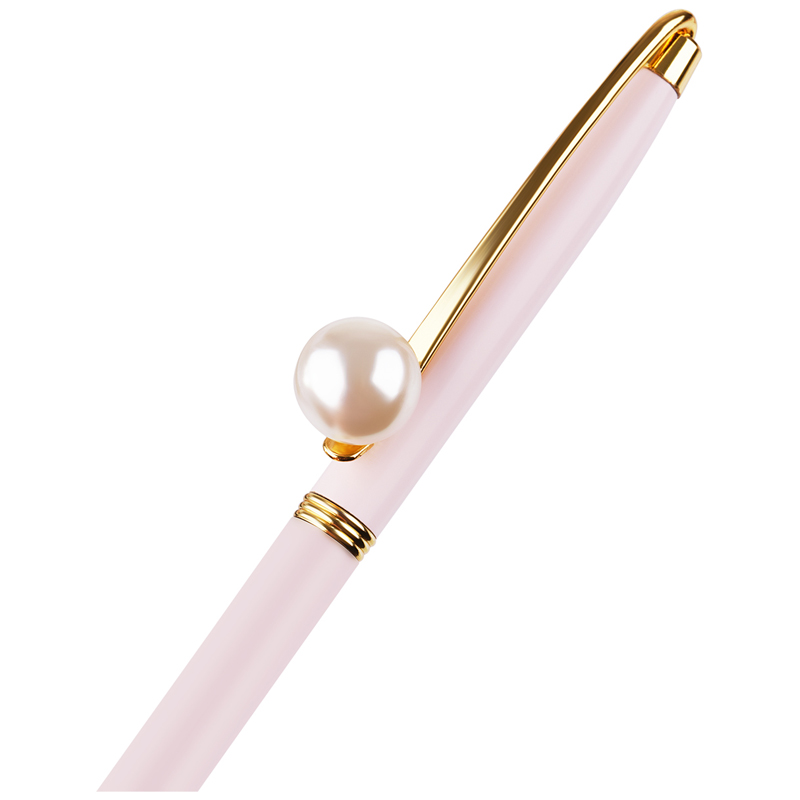 Ручка шариковая автоматическая MESHU «Pink jewel» синяя, 1.0мм