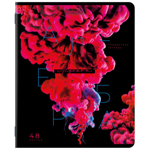 Тетради предметные, КОМПЛЕКТ 12 ПРЕДМЕТОВ, 48 л., глянцевый УФ-лак, BRAUBERG, «PIGMENT»